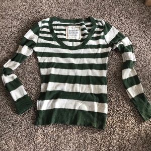 Scoopneck striped sweater